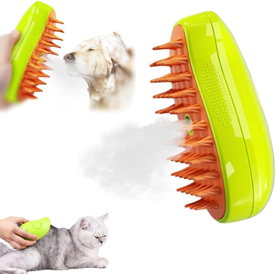 Cepillo Limpiador a Vapor para Mascotas
